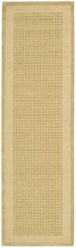 Nourison Westport Yellow Runner 6 to 9 ft Wool Carpet 105693