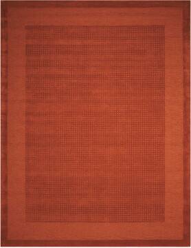 Nourison Westport Red Rectangle 8x10 ft Wool Carpet 105702
