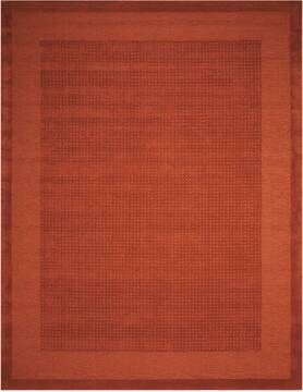 Nourison Westport Red Rectangle 8x10 ft Wool Carpet 105702