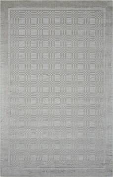Nourison Westport Grey Rectangle 5x8 ft Wool Carpet 105759