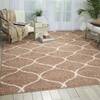 Nourison Windsor Brown 82 X 100 Area Rug  805-105773 Thumb 3