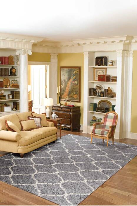 Nourison Windsor Grey 82 X 100 Area Rug 805-105780 Image 2