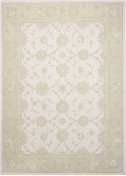 Nourison ZEPHYR Beige Rectangle 10x13 ft Wool Carpet 105804