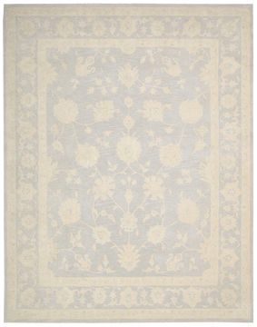 Nourison ZEPHYR Blue Rectangle 4x6 ft Wool Carpet 105806