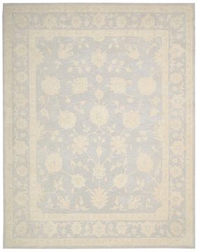 Nourison ZEPHYR Blue Rectangle 4x6 ft Wool Carpet 105806