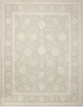 Nourison ZEPHYR Grey Rectangle 4x6 ft Wool Carpet 105818