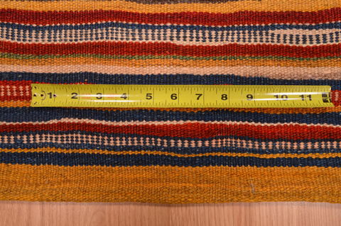 Kilim Red Square Hand Knotted 37 X 43 Area Rug 130-105837 Image 10