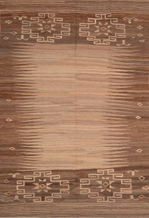 Kilim Beige Hand Knotted 59 X 86 Area Rug 130-105842 Image 0