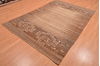 Kilim Beige Hand Knotted 59 X 86 Area Rug 130-105842 Thumb 2