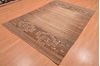 Kilim Beige Hand Knotted 59 X 86  Area Rug 130-105842 Thumb 2