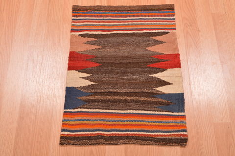 Kilim Red Hand Knotted 15 X 20 Area Rug 130-105843 Image 1