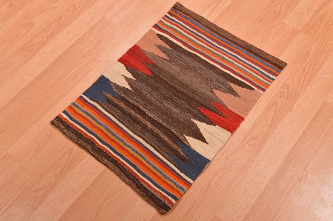 Kilim Red Hand Knotted 15 X 20 Area Rug 130-105843 Image 2