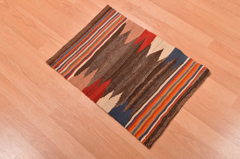 Kilim Red Hand Knotted 15 X 20 Area Rug 130-105843 Image 3