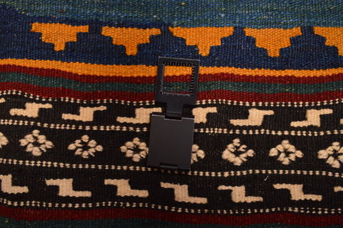 Kilim Blue Flat Woven 311 X 47  Area Rug 130-105875 Image 10