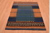 Kilim Blue Flat Woven 311 X 47  Area Rug 130-105875 Thumb 1