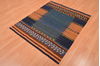 Kilim Blue Flat Woven 311 X 47  Area Rug 130-105875 Thumb 4
