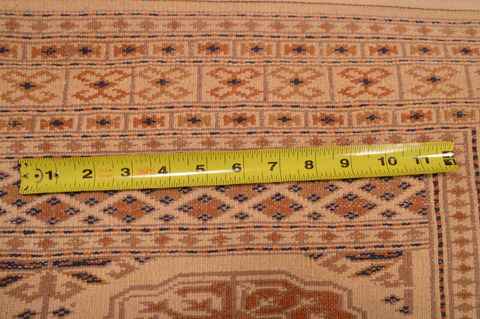 Bokhara Beige Runner Hand Knotted 42 X 95 Area Rug 134-105887 Image 10