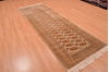Bokhara Beige Runner Hand Knotted 42 X 95 Area Rug 134-105887 Thumb 3