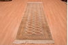 Bokhara Beige Runner Hand Knotted 42 X 95  Area Rug 134-105887 Thumb 4