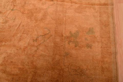 Oushak Beige Hand Knotted 100 X 128 Area Rug 100-105893 Image 9