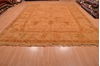 Oushak Beige Hand Knotted 100 X 128  Area Rug 100-105893 Thumb 1