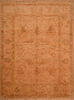 Oushak Beige Hand Knotted 100 X 128  Area Rug 100-105893 Thumb 0