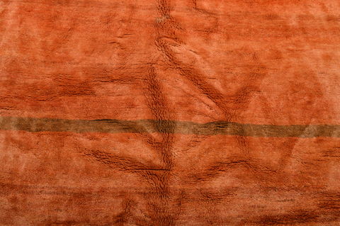 Gabbeh Orange Hand Knotted 100 X 121 Area Rug 100-105896 Image 12