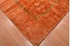 Gabbeh Orange Hand Knotted 100 X 121  Area Rug 100-105896 Thumb 8