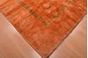 Gabbeh Orange Hand Knotted 100 X 121 Area Rug 100-105896 Thumb 8