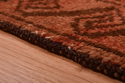 Baluch Brown Hand Knotted 210 X 47 Area Rug 100-105903 Image 11