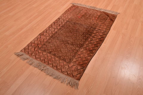 Baluch Brown Hand Knotted 210 X 47 Area Rug 100-105903 Image 2