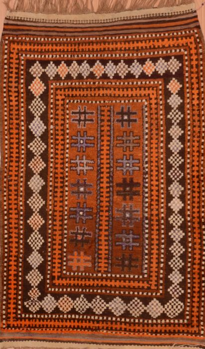 Baluch Brown Hand Knotted 210 X 47 Area Rug 100-105903 Image 0