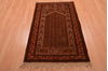 Baluch Brown Hand Knotted 30 X 48  Area Rug 100-105904 Thumb 1