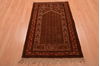 Baluch Brown Hand Knotted 30 X 48 Area Rug 100-105904 Thumb 1