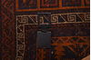 Baluch Orange Hand Knotted 27 X 410  Area Rug 100-105907 Thumb 14
