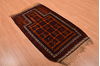 Baluch Orange Hand Knotted 27 X 410 Area Rug 100-105907 Thumb 3