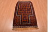 Baluch Orange Hand Knotted 27 X 410 Area Rug 100-105907 Thumb 4