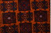 Baluch Orange Hand Knotted 27 X 410 Area Rug 100-105907 Thumb 9