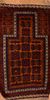 Baluch Orange Hand Knotted 27 X 410  Area Rug 100-105907 Thumb 0