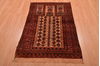 Baluch Beige Hand Knotted 30 X 48  Area Rug 100-105909 Thumb 1
