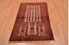 Baluch Beige Hand Knotted 30 X 48  Area Rug 100-105909 Thumb 4