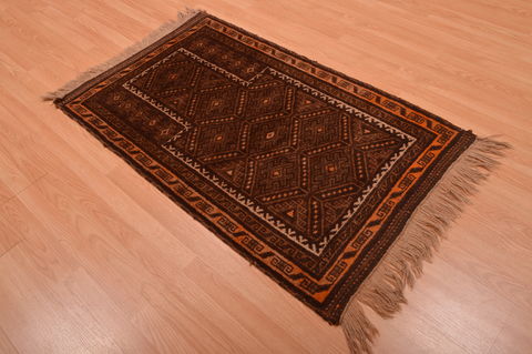 Baluch Brown Hand Knotted 30 X 47 Area Rug 100-105911 Image 3