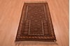 Baluch Brown Hand Knotted 30 X 47  Area Rug 100-105911 Thumb 4