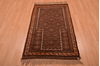 Baluch Brown Hand Knotted 30 X 47 Area Rug 100-105911 Thumb 4
