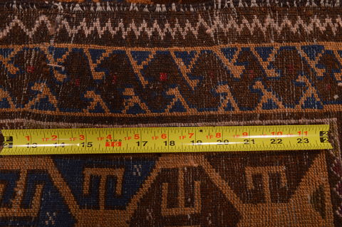 Baluch Brown Hand Knotted 28 X 45 Area Rug 100-105915 Image 13