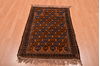 Baluch Brown Hand Knotted 28 X 45 Area Rug 100-105915 Thumb 1