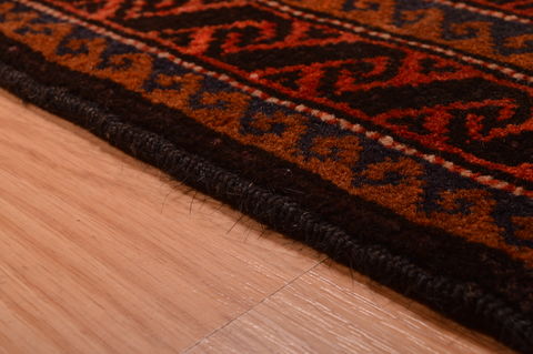 Baluch Brown Hand Knotted 30 X 47 Area Rug 100-105923 Image 13