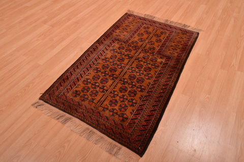 Baluch Brown Hand Knotted 30 X 47 Area Rug 100-105923 Image 2