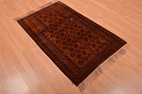 Baluch Brown Hand Knotted 30 X 47 Area Rug 100-105923 Image 3