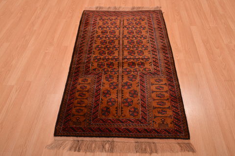 Baluch Brown Hand Knotted 30 X 47 Area Rug 100-105923 Image 4